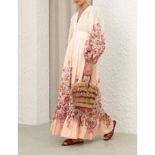 Elevate your elegance in this Zimmermann Dresses available now at Luxury Shoes 