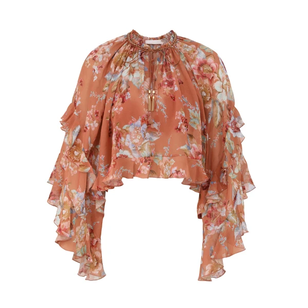 Elevate your elegance in this Zimmermann Tops available now at Luxury Shoes 