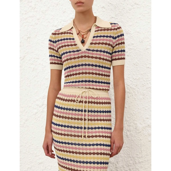 Elevate your elegance in this Zimmermann Knitwear available now at Luxury Shoes 