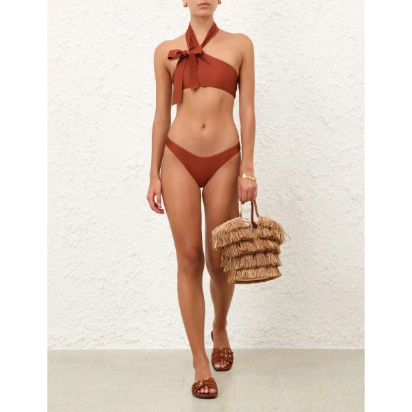 Zimmermann Awaken Tie Neck Bikini, view 5
