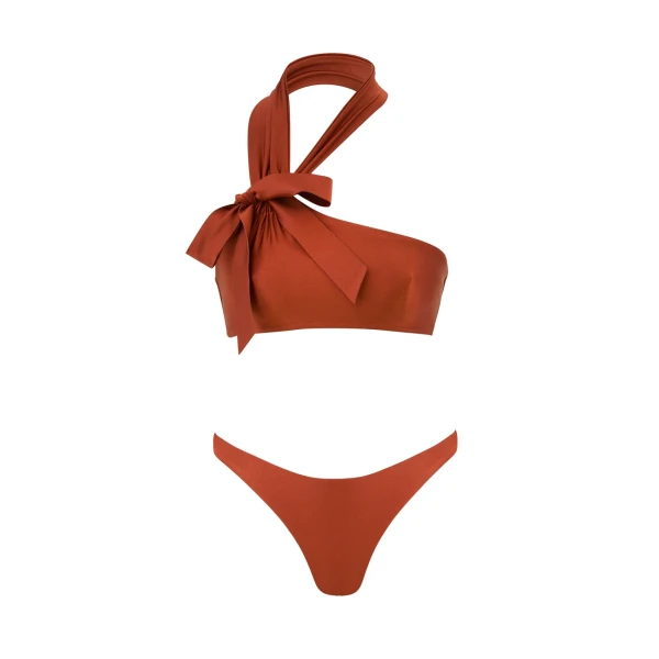 Zimmermann Awaken Tie Neck Bikini, view 6