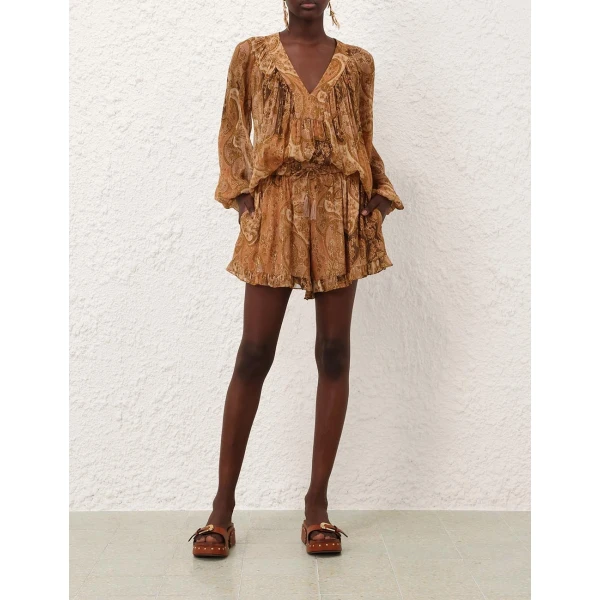 Elevate your elegance in this Zimmermann Shorts available now at Luxury Shoes 