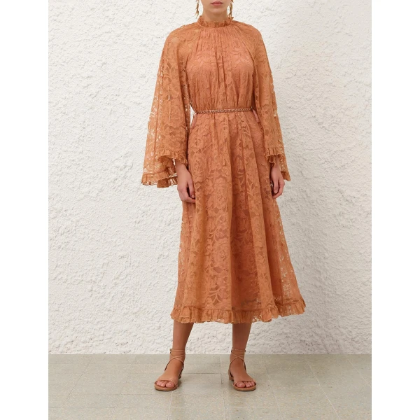 Elevate your elegance in this Zimmermann Dresses available now at Luxury Shoes 
