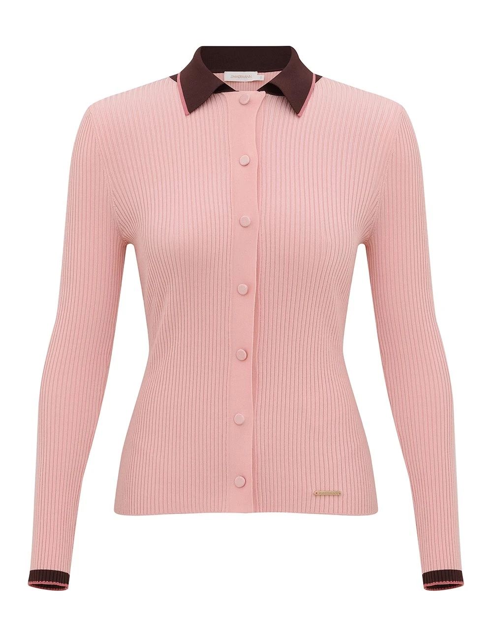 Zimmermann Contrast Rib Cardigan | Ready to Wear Collection Luxury Shoes Elevate your elegance in this Zimmermann Knitwear available now at Luxury Shoes