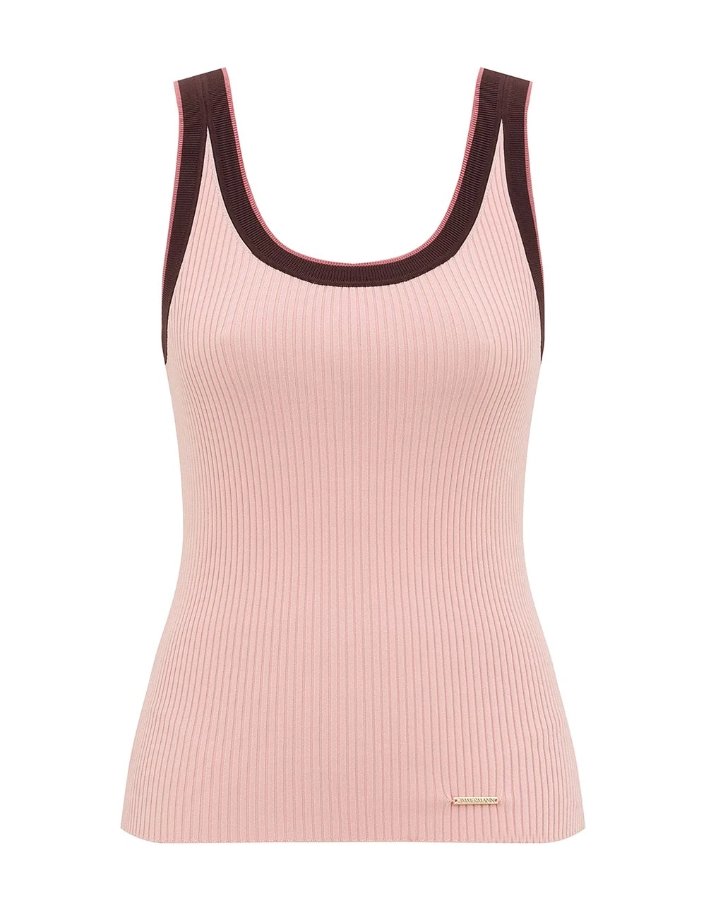 Zimmermann Contrast Rib Scoop Tank | Ready to Wear Collection Luxury Shoes Elevate your elegance in this Zimmermann Bikini available now at Luxury Shoes