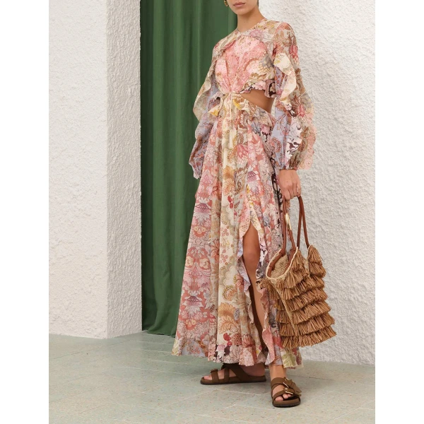 Elevate your elegance in this Zimmermann Dresses available now at Luxury Shoes 