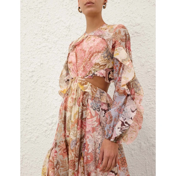 Elevate your elegance in this Zimmermann Dresses available now at Luxury Shoes 