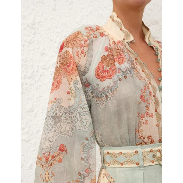 Elevate your elegance in this Zimmermann Tops available now at Luxury Shoes 