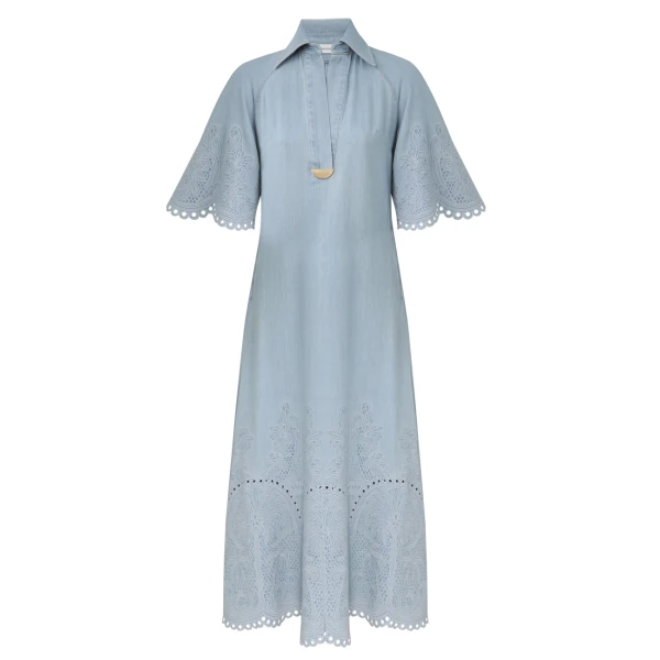 Elevate your elegance in this Zimmermann Dresses available now at Luxury Shoes 