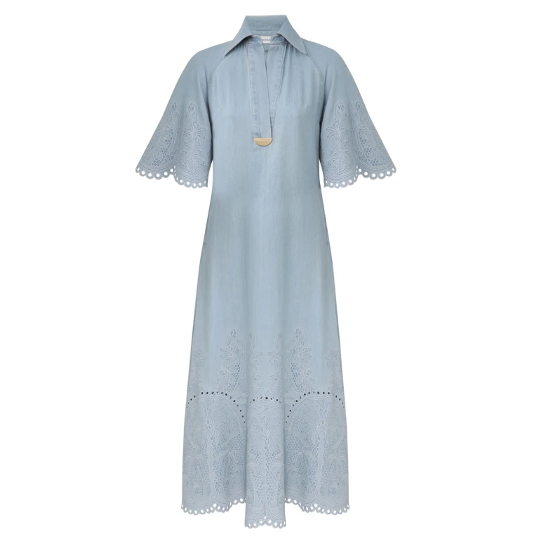 Elevate your elegance in this Zimmermann Dresses available now at Luxury Shoes 