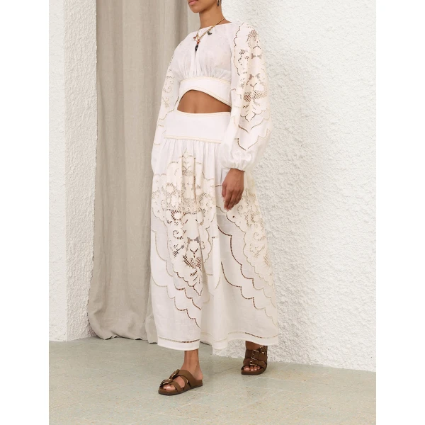 Elevate your elegance in this Zimmermann Tops available now at Luxury Shoes 