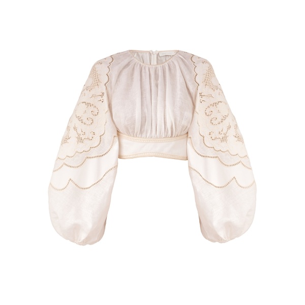 Elevate your elegance in this Zimmermann Tops available now at Luxury Shoes 