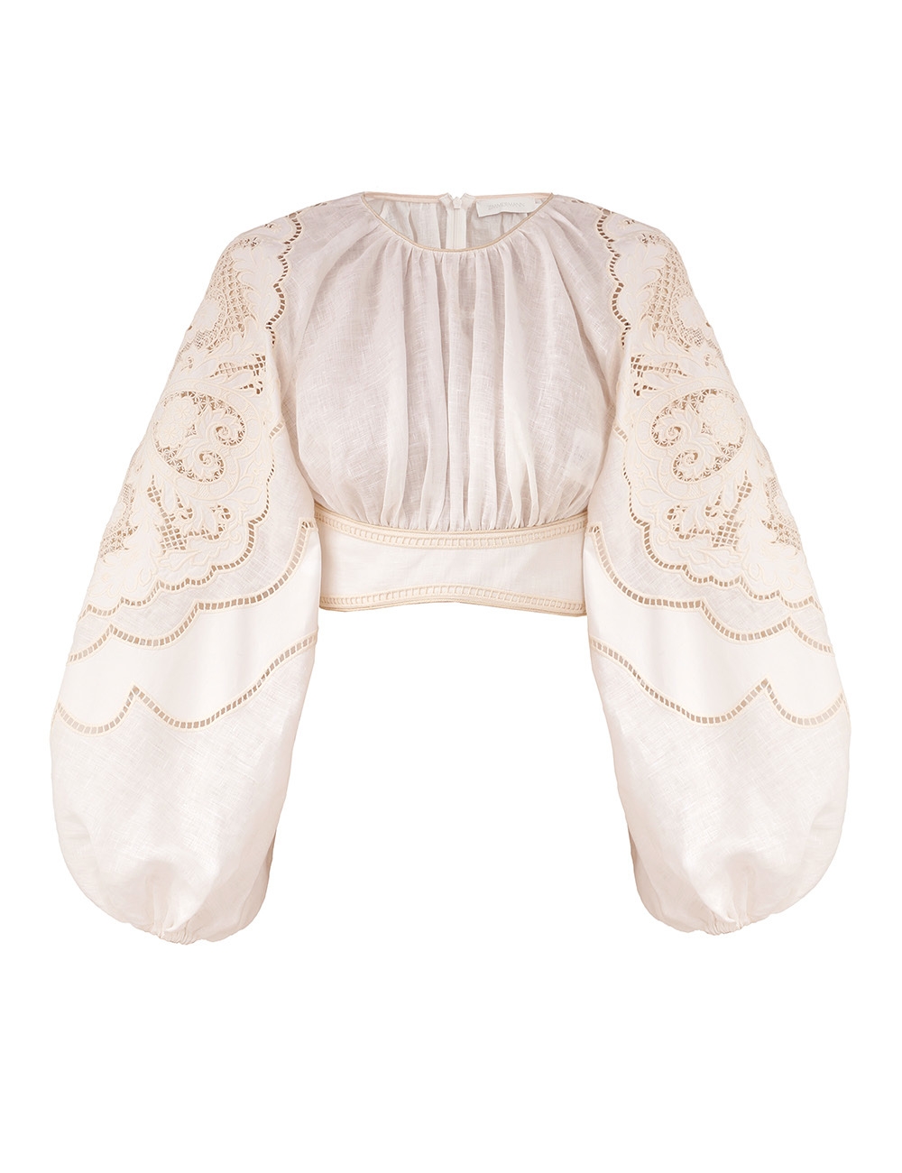 Zimmermann Daylight Embroidered Bodice Top
