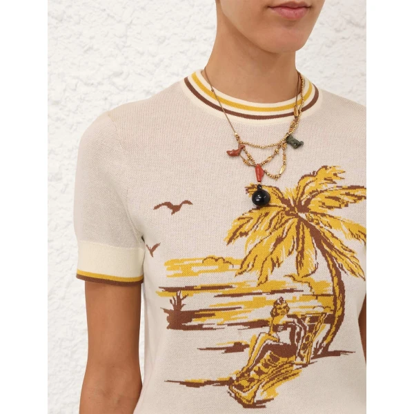 Elevate your elegance in this Zimmermann Tops available now at Luxury Shoes 
