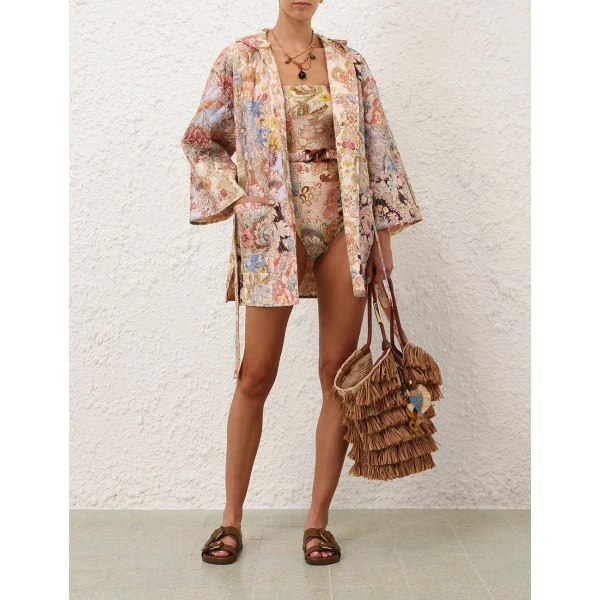 Elevate your elegance in this Zimmermann Robes available now at Luxury Shoes 