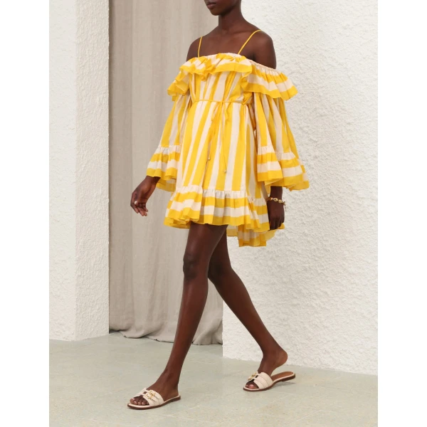 Elevate your elegance in this Zimmermann Dresses available now at Luxury Shoes 