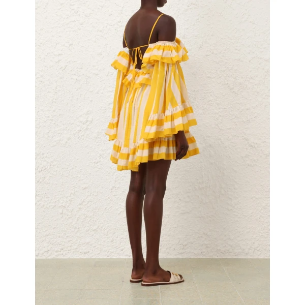 Elevate your elegance in this Zimmermann Dresses available now at Luxury Shoes 