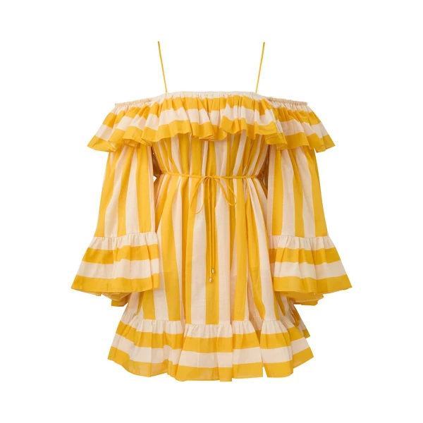 Elevate your elegance in this Zimmermann Dresses available now at Luxury Shoes 