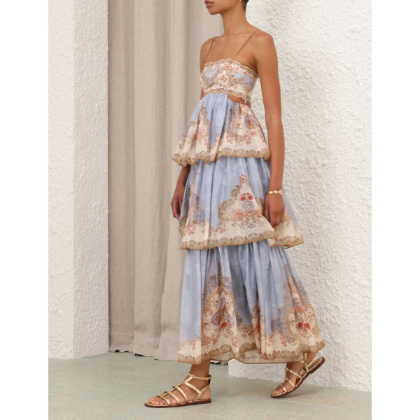 Elevate your elegance in this Zimmermann Dresses available now at Luxury Shoes 