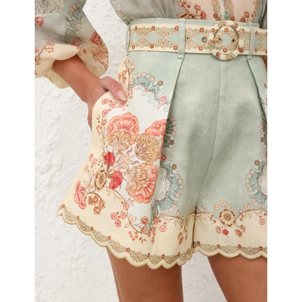 Elevate your elegance in this Zimmermann Shorts available now at Luxury Shoes 