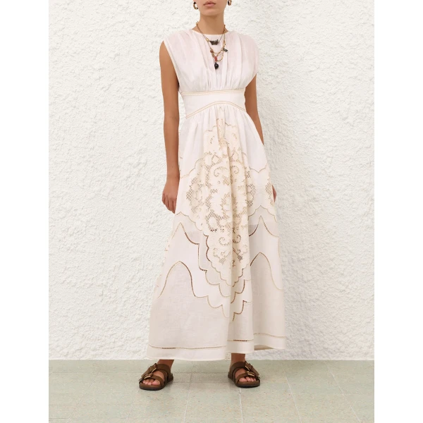 Elevate your elegance in this Zimmermann Dresses available now at Luxury Shoes 