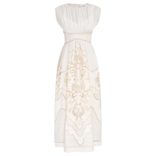 Elevate your elegance in this Zimmermann Dresses available now at Luxury Shoes 