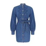 Zimmermann Denim Applique Mini Dress | Ready to Wear Collection Luxury Shoes Elevate your elegance in this Zimmermann Dresses available now at Luxury Shoes