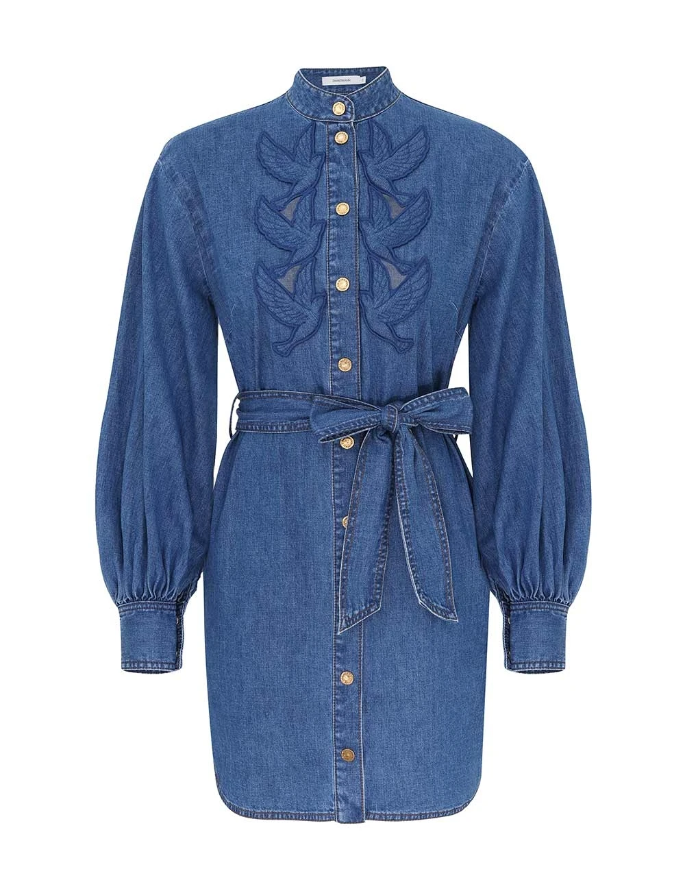 Zimmermann Denim Applique Mini Dress | Ready to Wear Collection Luxury Shoes Elevate your elegance in this Zimmermann Dresses available now at Luxury Shoes