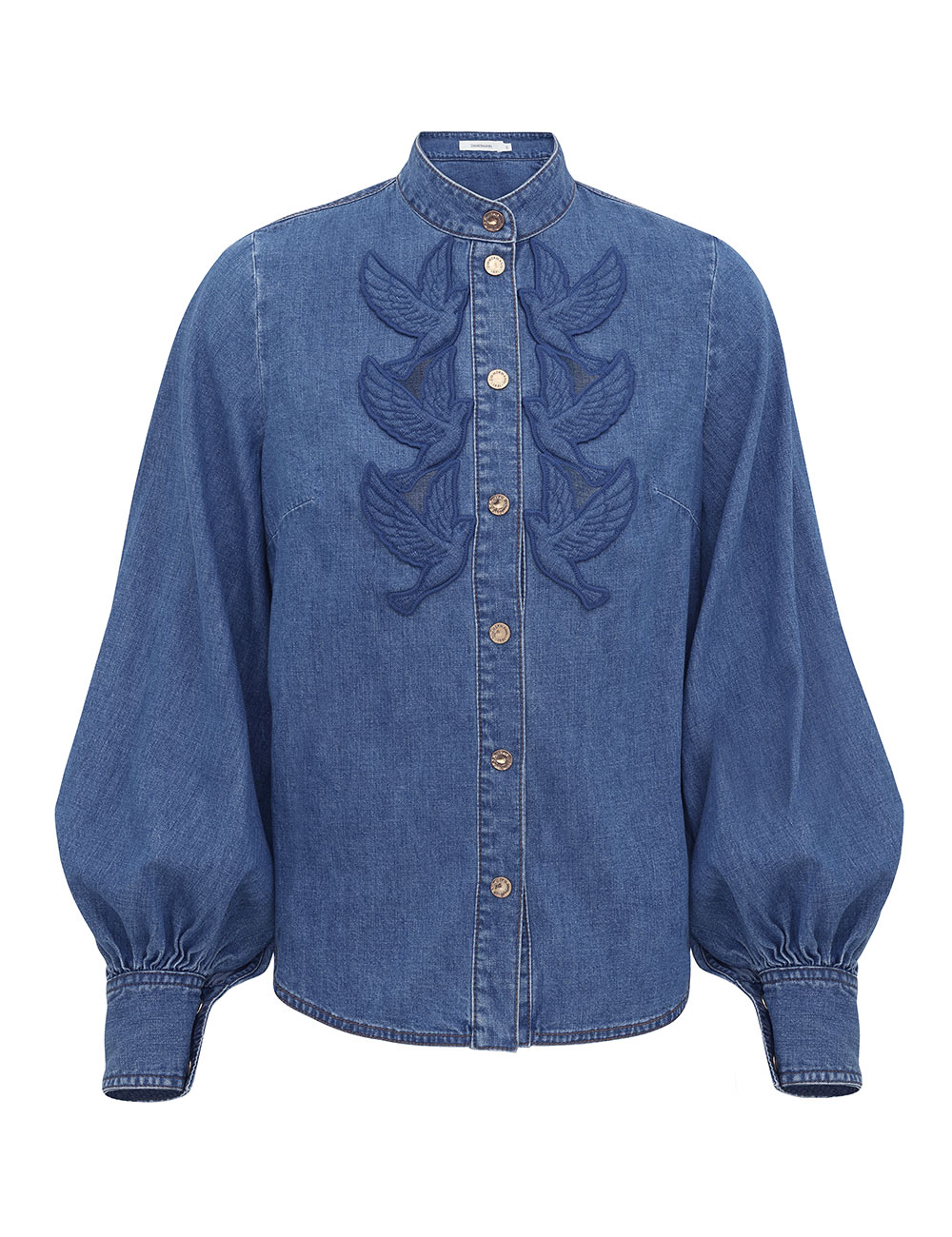 Zimmermann Denim Applique Shirt