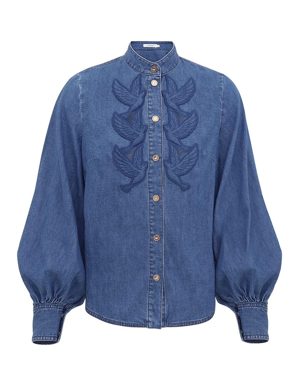 Zimmermann Denim Applique Shirt | Ready to Wear Collection Luxury Shoes Elevate your elegance in this Zimmermann Pants available now at Luxury Shoes