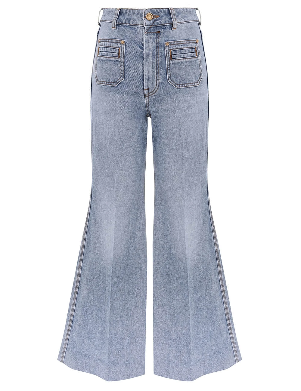 Zimmermann Denim Flare Jean | Ready to Wear Collection Luxury Shoes Elevate your elegance in this Zimmermann Pants available now at Luxury Shoes