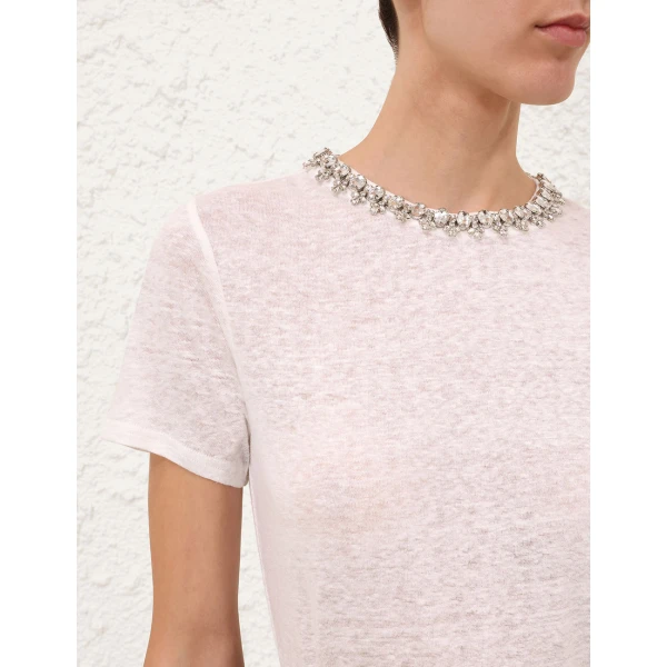 Elevate your elegance in this Zimmermann Tops available now at Luxury Shoes 