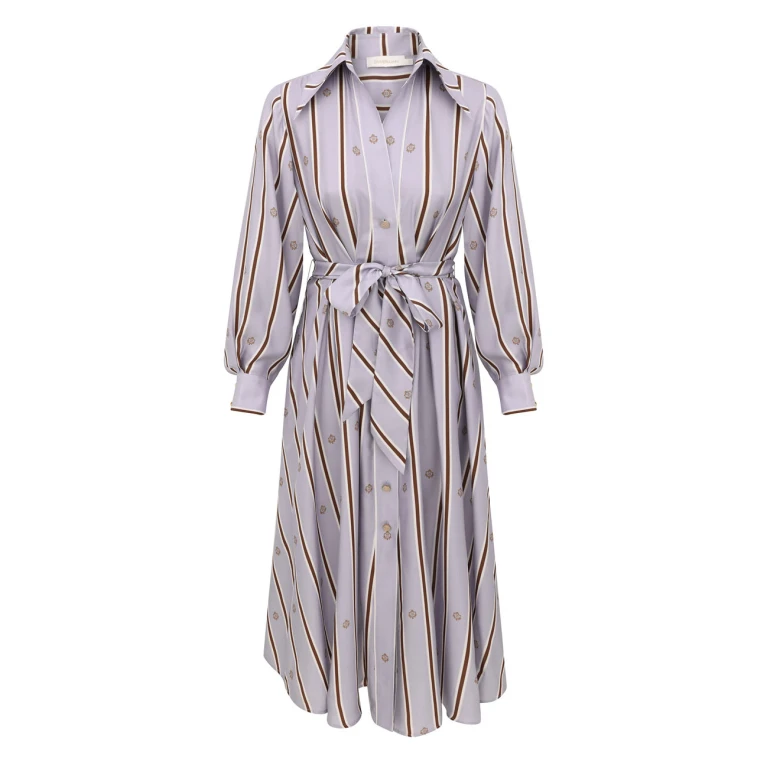 Emblem Tuck Midi Dress
