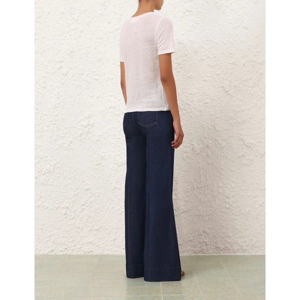 Elevate your elegance in this Zimmermann Tops available now at Luxury Shoes 
