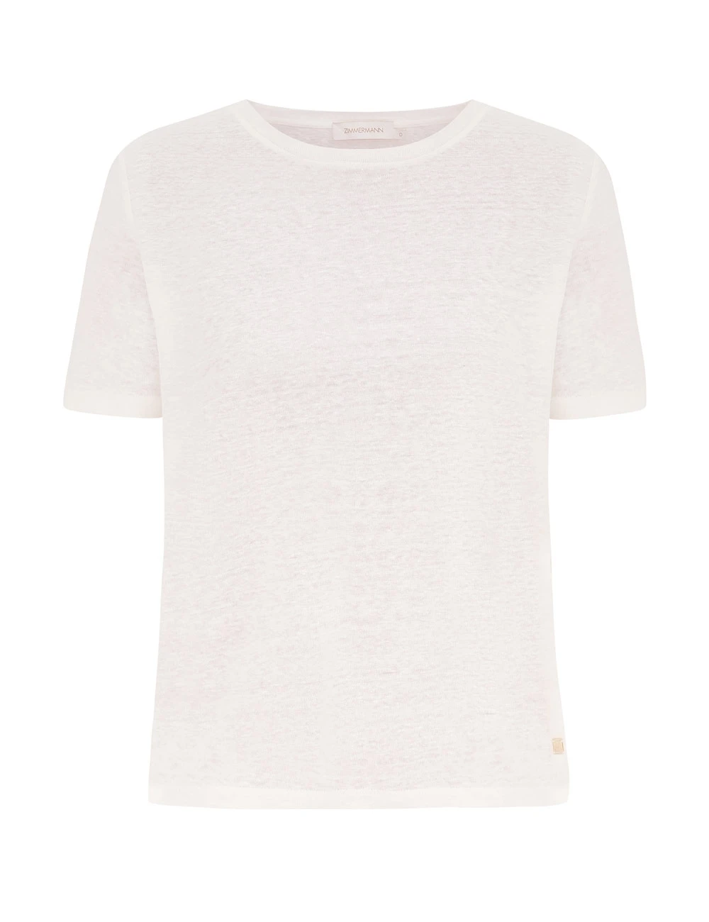 Zimmermann Fitted Tee | Ready to Wear Collection Luxury Shoes Elevate your elegance in this Zimmermann Tops available now at Luxury Shoes