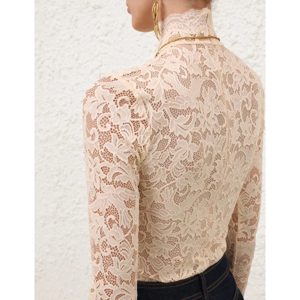 Elevate your elegance in this Zimmermann Tops available now at Luxury Shoes 