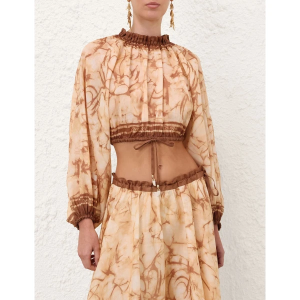 Elevate your elegance in this Zimmermann Tops available now at Luxury Shoes 