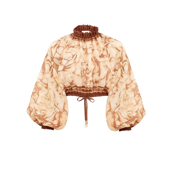 Elevate your elegance in this Zimmermann Tops available now at Luxury Shoes 