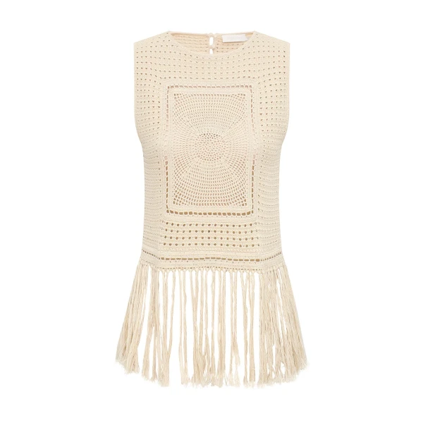 Elevate your elegance in this Zimmermann Tops available now at Luxury Shoes 