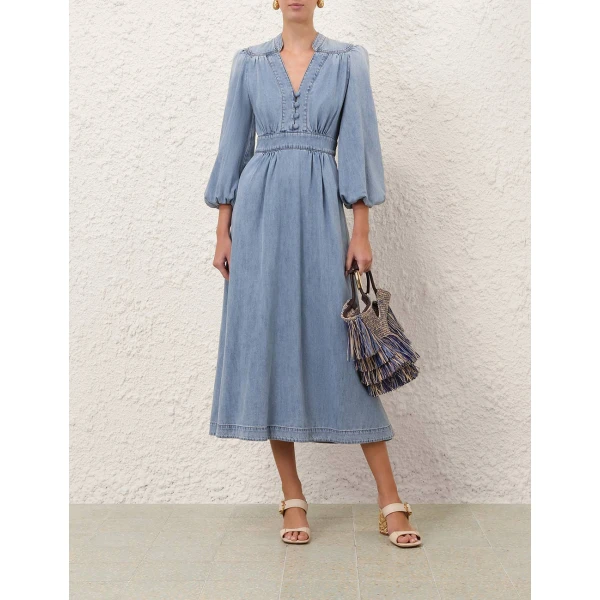 Elevate your elegance in this Zimmermann Dresses available now at Luxury Shoes 