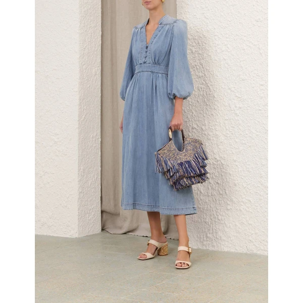 Elevate your elegance in this Zimmermann Dresses available now at Luxury Shoes 
