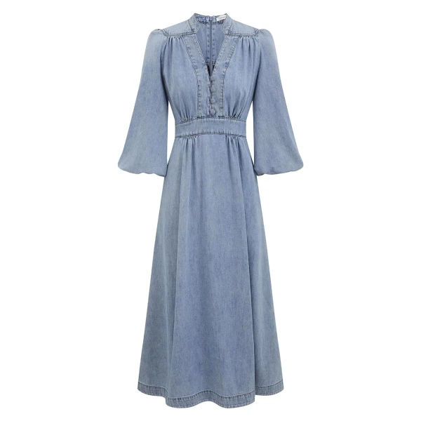 Elevate your elegance in this Zimmermann Dresses available now at Luxury Shoes 