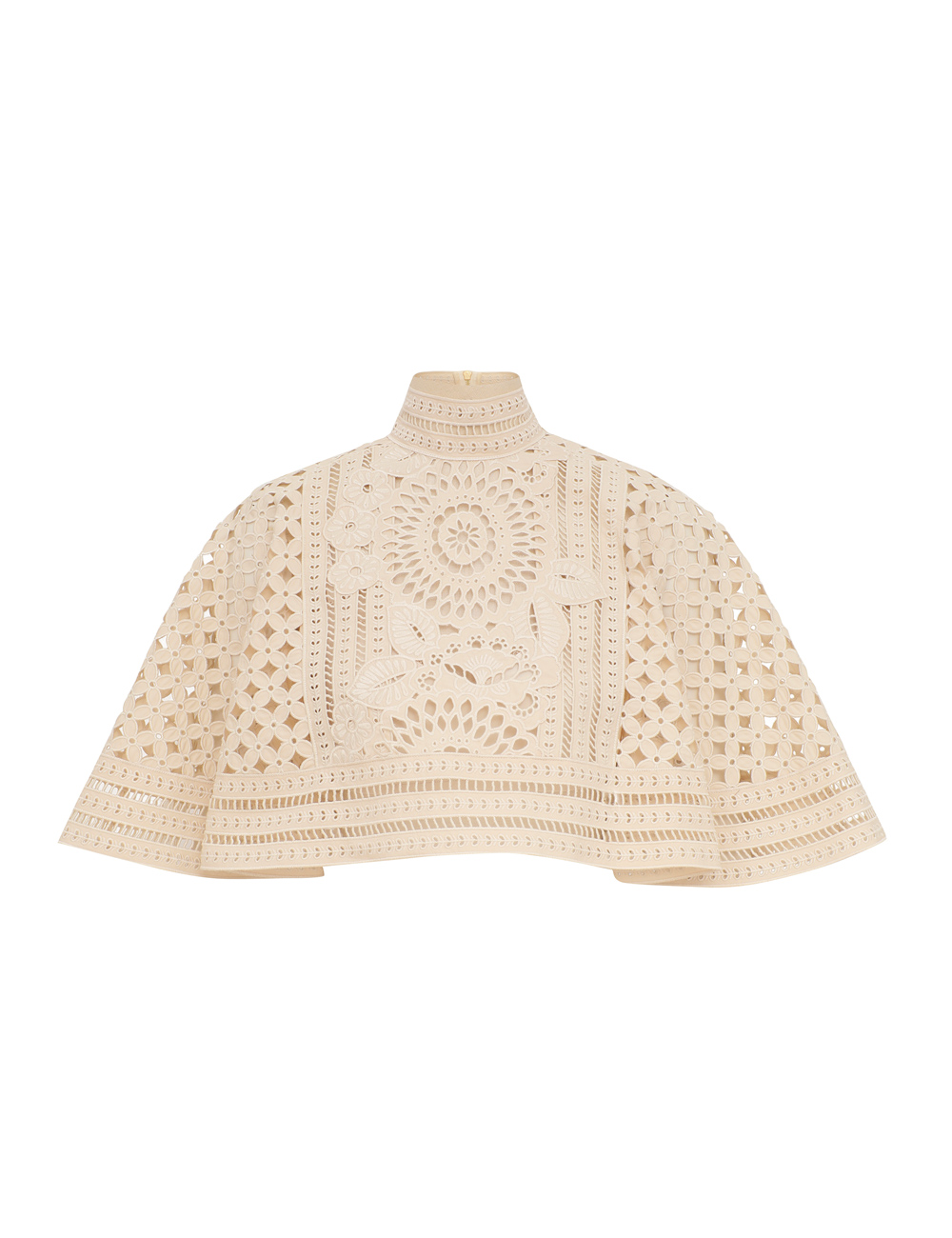 Zimmermann Indra Embroidered Cape