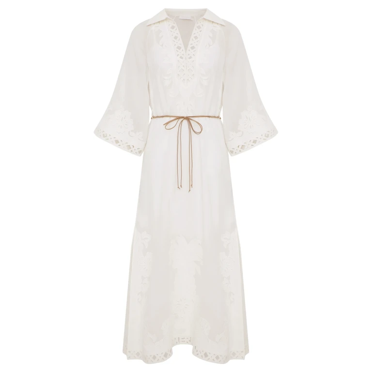 Elevate your elegance in this Zimmermann Dresses available now at Luxury Shoes 