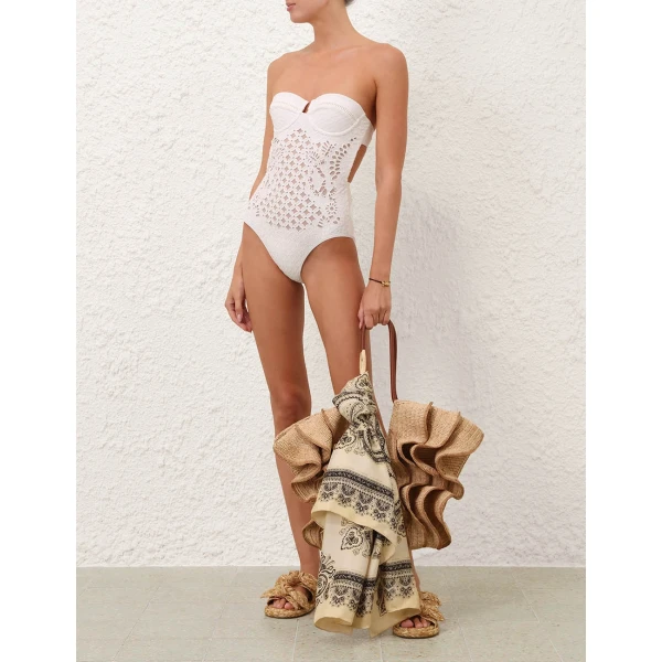 Elevate your elegance in this Zimmermann Bikini available now at Luxury Shoes 