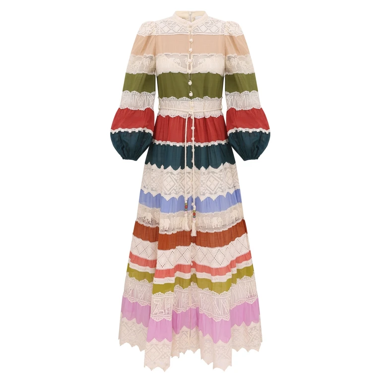 Elevate your elegance in this Zimmermann Dresses available now at Luxury Shoes 