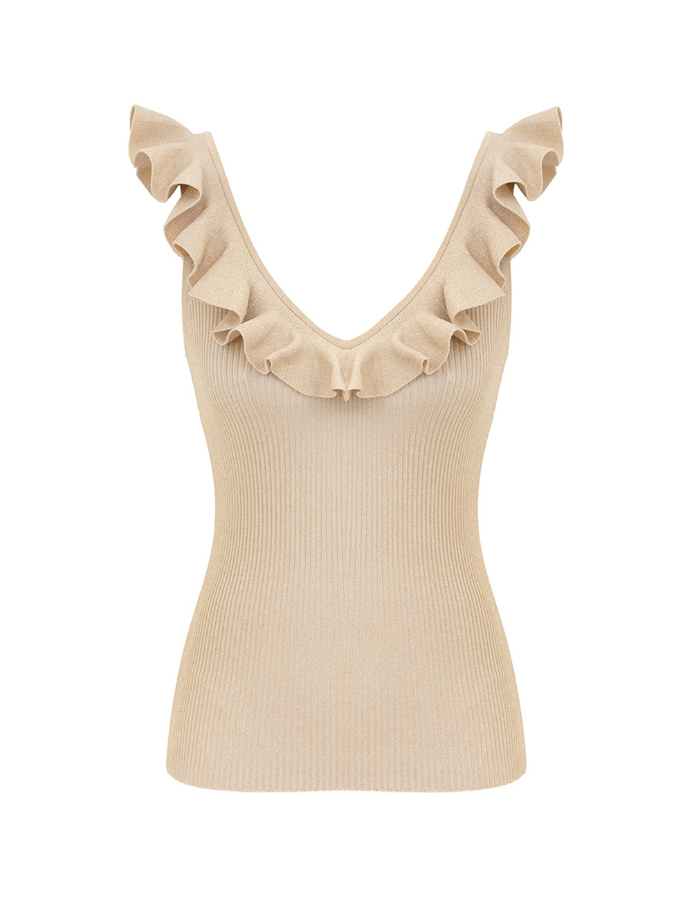 Zimmermann Indra Metallic Frill Top
