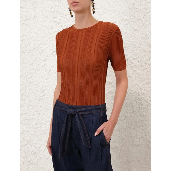 Elevate your elegance in this Zimmermann Tops available now at Luxury Shoes 