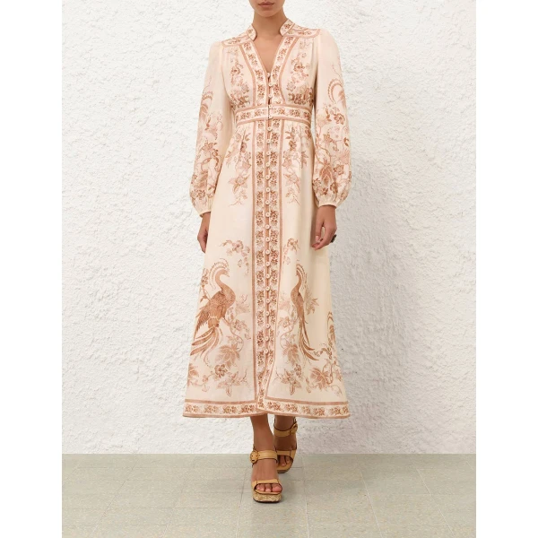 Elevate your elegance in this Zimmermann Dresses available now at Luxury Shoes 