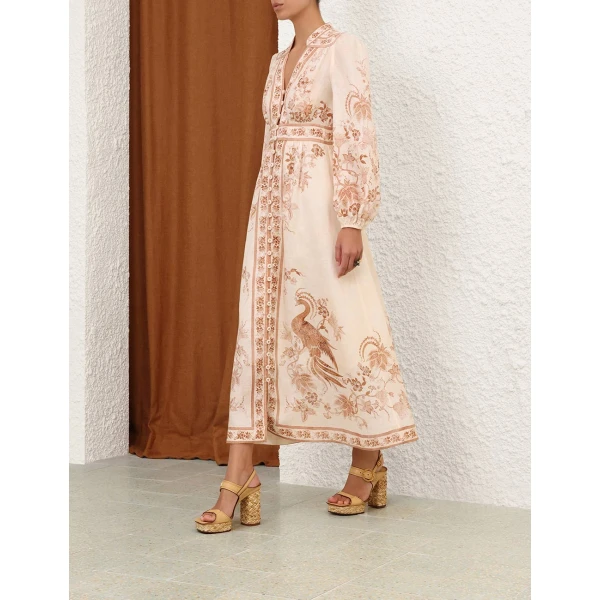 Elevate your elegance in this Zimmermann Dresses available now at Luxury Shoes 